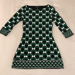 WHBM Geo Tunic Dress